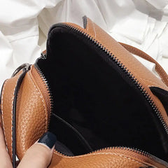 Women Mini Backpack Soft Faux Leather Handbag Satchel Bag