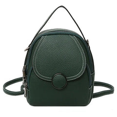 Women Mini Backpack Soft Faux Leather Handbag Satchel Bag