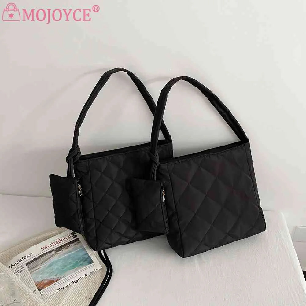 Women Solid Zipper Shoulder Bag Large Capacity Underarm Bag