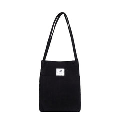 Women Corduroy Shoulder Bag Tote Crossbody Handbag