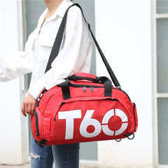Waterproof Gym Sports Bag with Shoe Pouch Rucksack