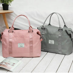 Women Sports Bag Letters Printing Shoulder Bag Large Capacity Tote Handbags