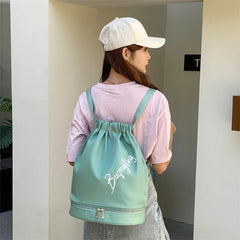 Women Sports Gym Backpack Travel Dry Wet Bag Handbag Multifunction