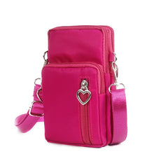 Women Sports Square Bag Mini Cellphone Pouch Crossbody Shoulder Bags