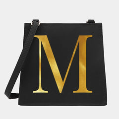 Women Square Bags Shoulder Crossbody Letter Name Series Pattern