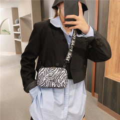 Women Mini Square Box Crossbody Bag Hardshell Wide Strap Handbag