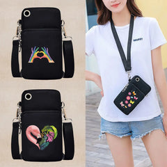 Women Phone Storage Bag For Huawei/Sony/Samsung Print