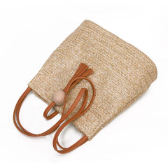 Bohemian Rattan Beach Crossbody Bag