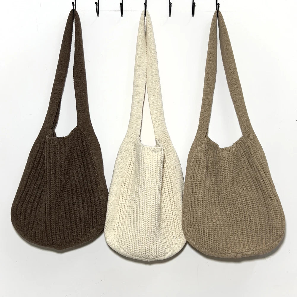 Women Straw Beach Bag Large Capacity Shoulder Rattan Handbags Crossbody Bag