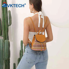 Boho Embroidery Shoulder Backpack for Women