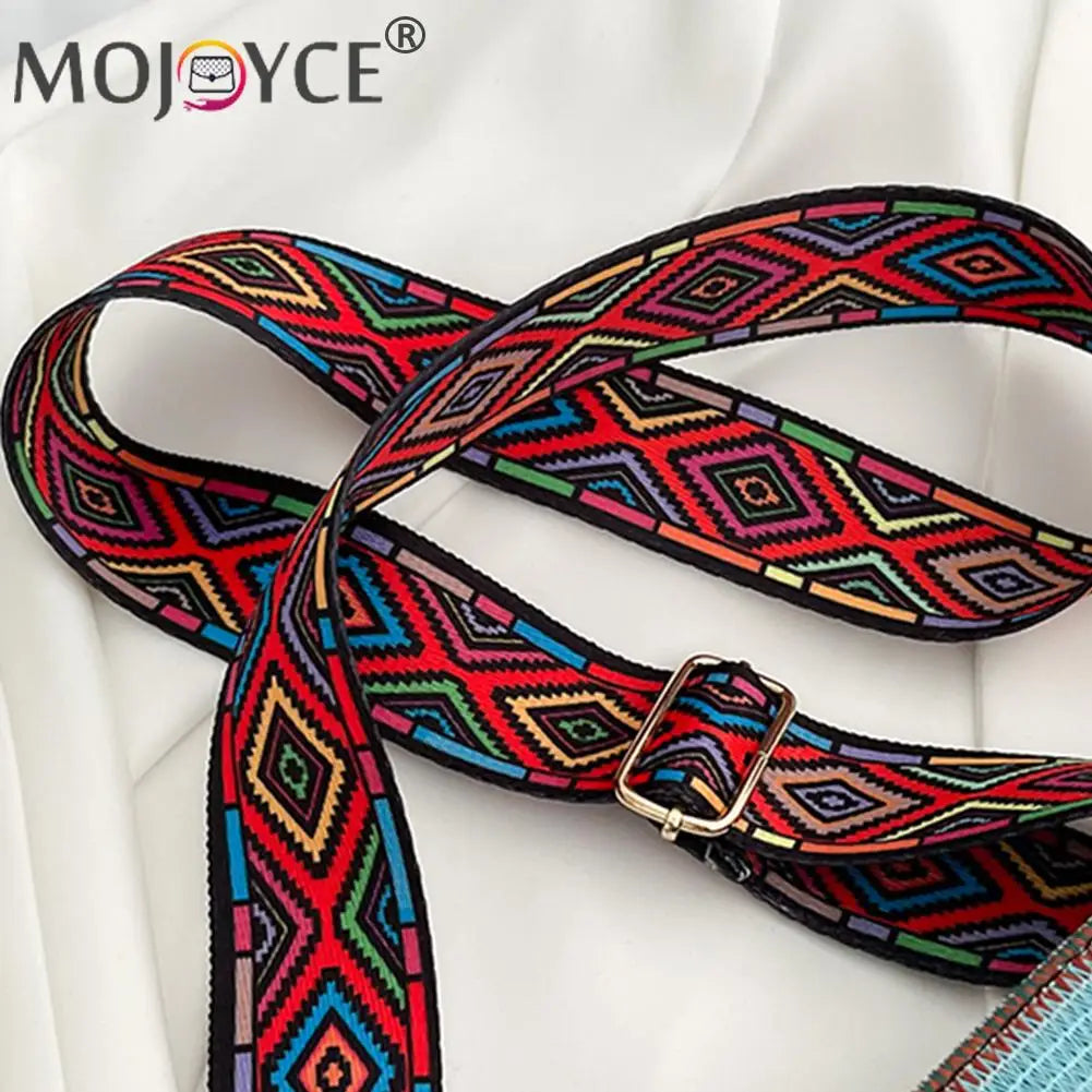 Women Stripes Printing Underarm Bags Casual Tassel PU Leather Shoulder Bag