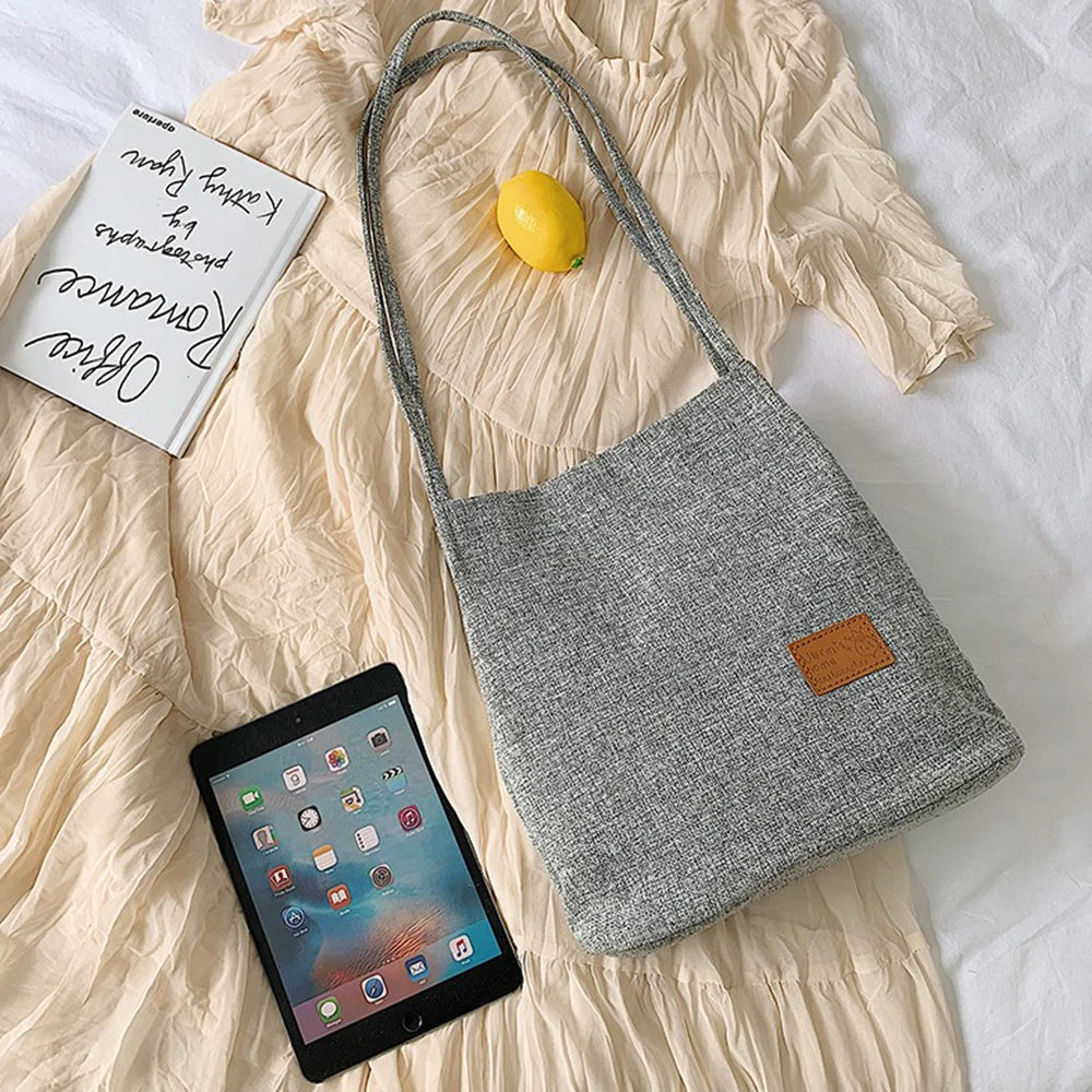 Summer Beach Bags Large Capacity Flax Shoulder Bag Casual Totes