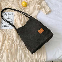 Women Flax Beach Shoulder Bag Large Capacity Totes
