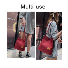 Women Beach Bag Large Capacity Flax Shoulder Tote Casual Shopping Travel