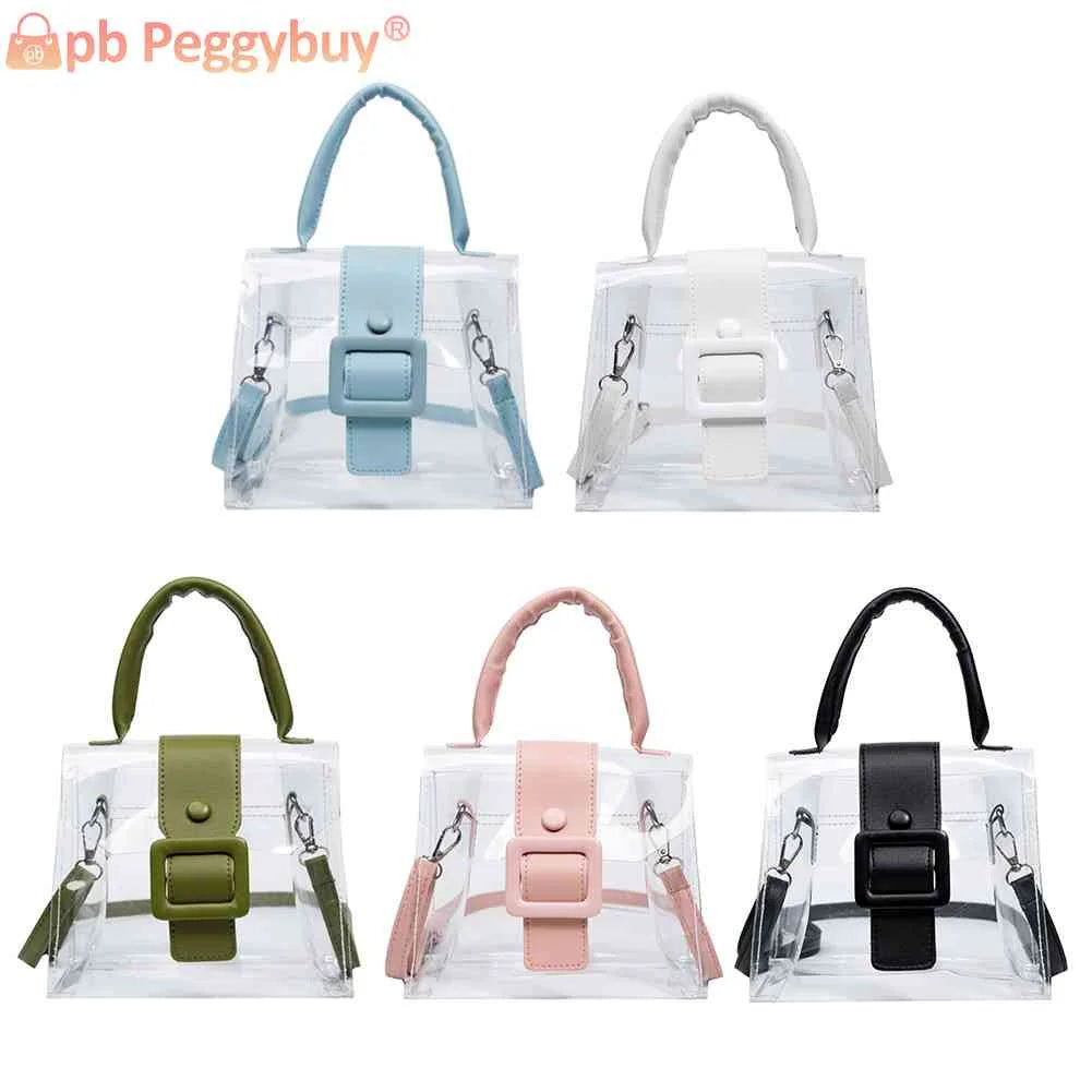 Women Summer Clear Armpit Bag Transparent Underarm Tote