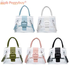 Women Summer Clear Armpit Bag Transparent Underarm Tote