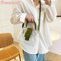 Women Summer PVC Clear Armpit Bags for Business Travel