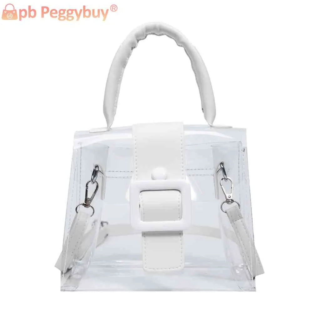 Women Summer Clear Armpit Bag Transparent Underarm Tote