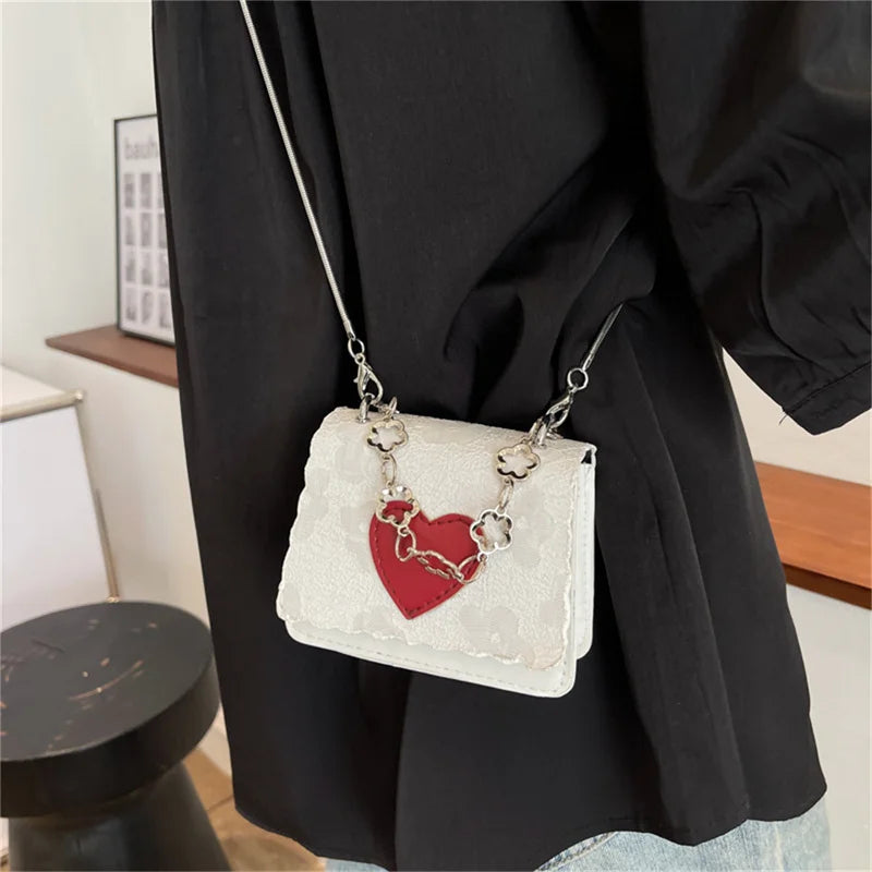 Mini Crossbody Bag Chain Shoulder Purse Clutch Lipstick/Keys/Coin