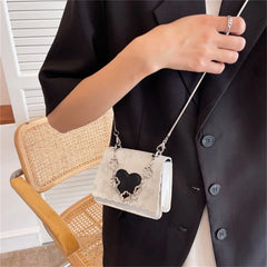Mini Crossbody Bag Chain Shoulder Purse Clutch Lipstick/Keys/Coin