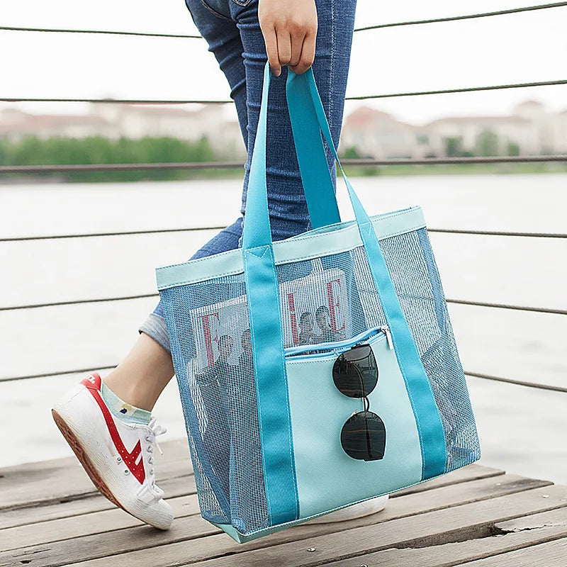 Large Capacity Women Swim Storage Bag Portable Beach Handbag