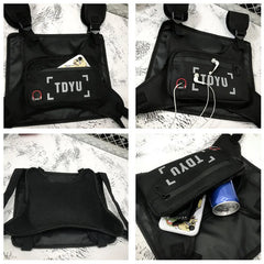 Tactical Vest Bag Unisex Chest Rig Bag Streetwear Waistcoat Packs
