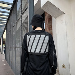 Tactical Vest Bag Unisex Chest Rig Bag Streetwear Waistcoat Packs