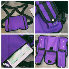 Women Tactical Waist Bag Chest Rig Bags Hip Hop Streetwear Unisex