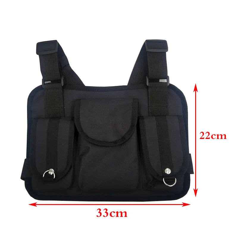Women Tactical Waist Bag Chest Rig Bags Hip Hop Streetwear Unisex