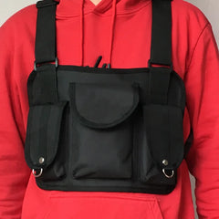 Women Tactical Waist Bag Chest Rig Bags Hip Hop Streetwear Unisex