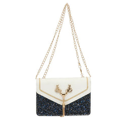 Women Tassel Deer Handbags Shoulder Bag Ladies Female Handbag Phone Purse