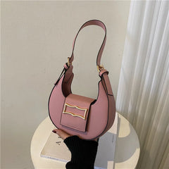 Women Textured Bag Small Square Shoulder Purse Tote Handbag B491