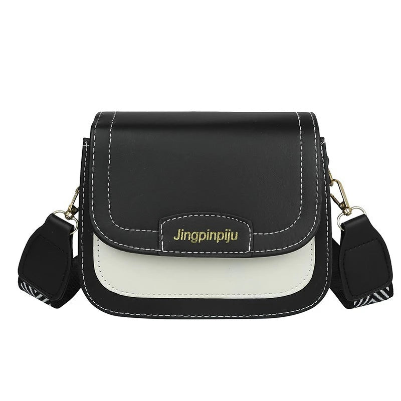 Textured Shoulder Bags Contrasting Colors Messenger Bags for Women