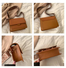 Women Shoulder Bags Contrasting Colors Messenger Bags Square Bags