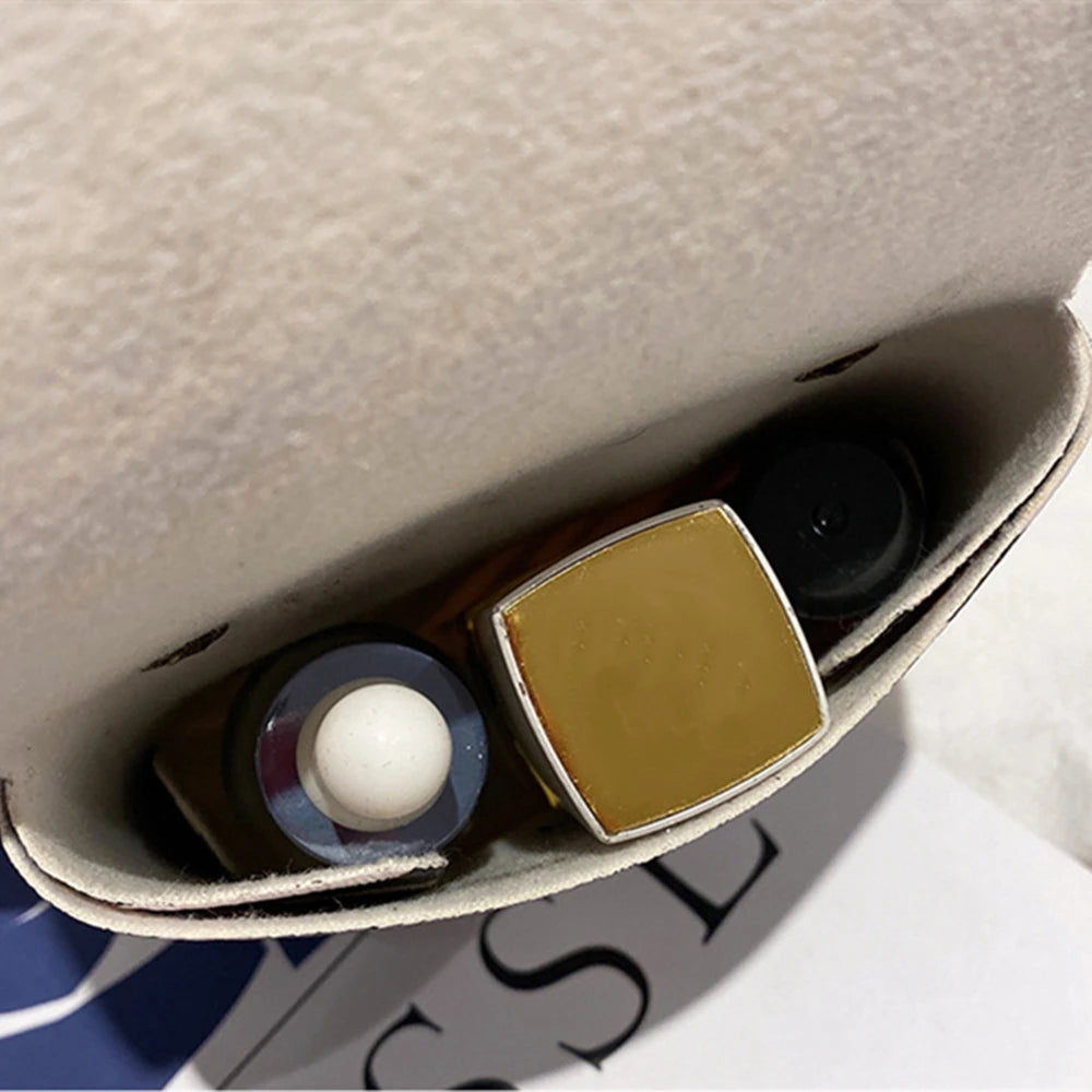 Women Thin Waist Bag Belt Bag Female High Flap Leather Fanny Pack