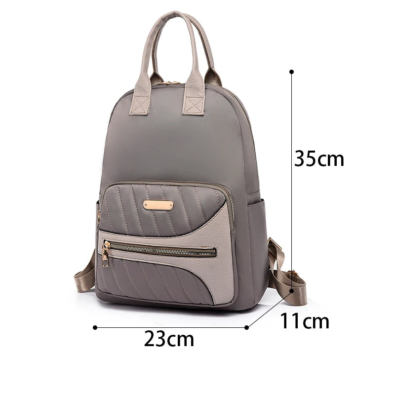 Women Waterproof Oxford Backpack School Bags Large Capacity Rucksack