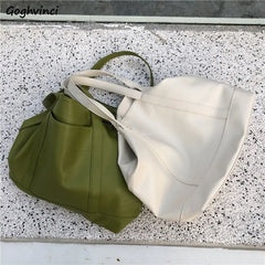 Soft PU Leather Large Capacity Shoulder Bag
