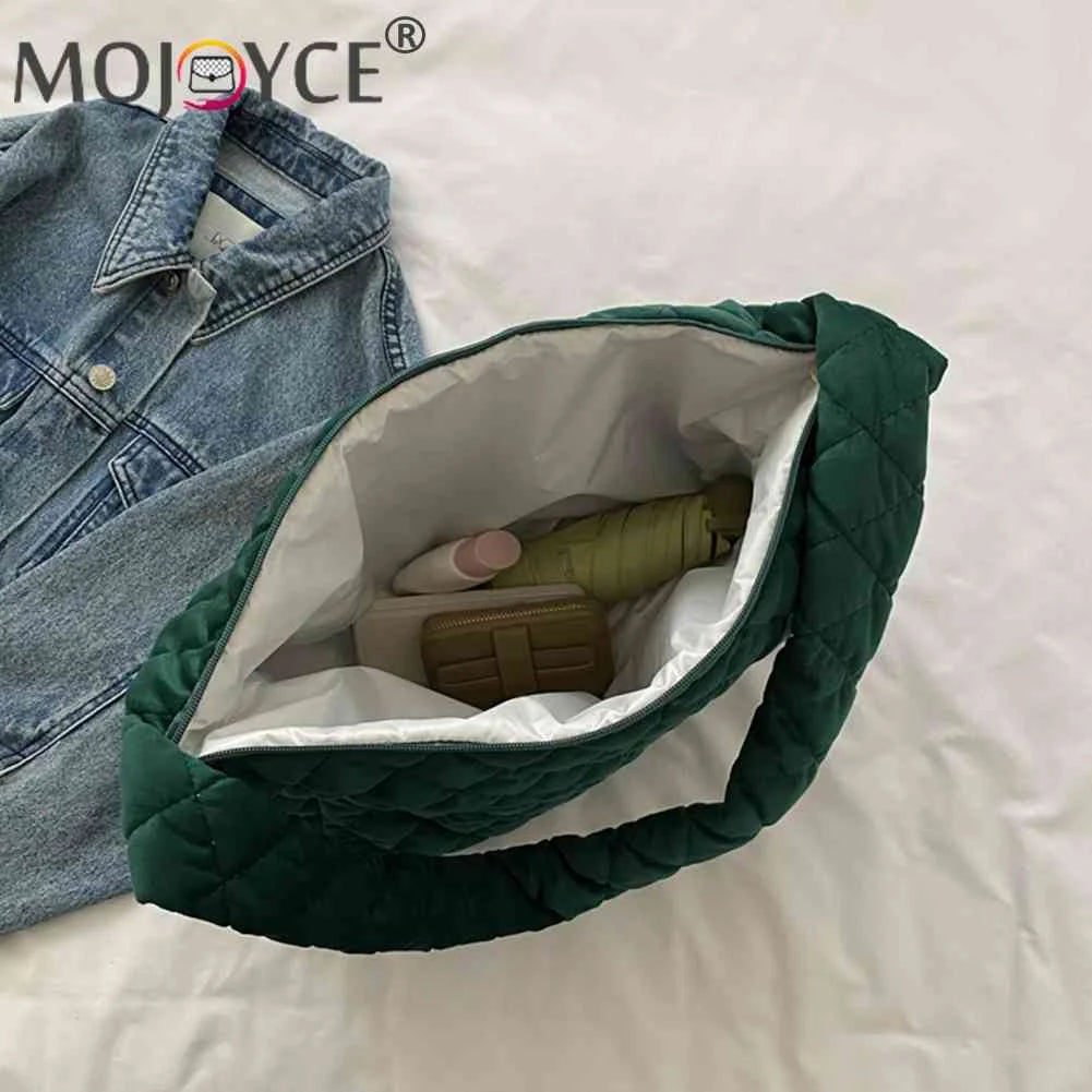 Quilted Rhombus Top Handle Bag Retro Satchel Crossbody