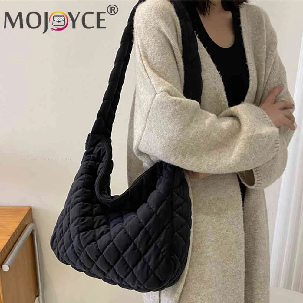 Quilted Rhombus Top Handle Bag Retro Satchel Crossbody