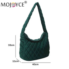 Quilted Rhombus Top Handle Bag Retro Satchel Crossbody