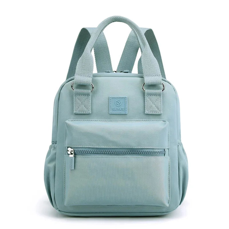 Waterproof Nylon Top-Handle Backpack for Girls