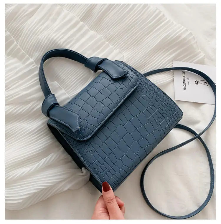 Women Top Handle High Shoulder Bags Ladies Handbags PU Leather Bag
