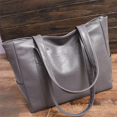 Women Top-handle Bags PU Leather Tote Bag Large Capacity Shoulder Bags