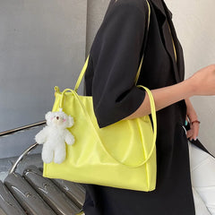 Large Capacity Women's Top-Handle Shoulder Bag