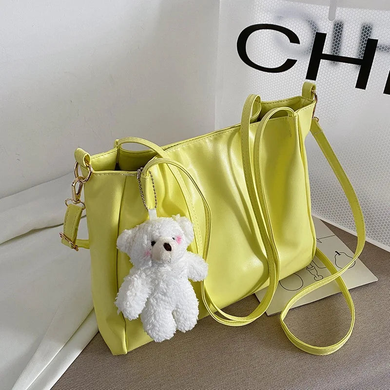 Large Capacity Women's Top-Handle Shoulder Bag
