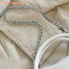 Women Top-handle Bags Oxford Cloth Ladies Casual Chain Small Tote