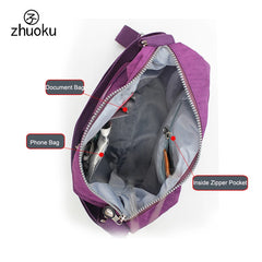 Women Nylon Shoulder Bag Casual Tote Messenger Bags