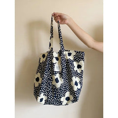 Women Tote Bag Summer Nylon Casual Zipper Soft Shoulder Bags Handbag