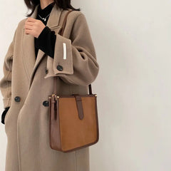 Women Tote Bag Crossbody Shoulder Bags Zipper PU Leather Handbag