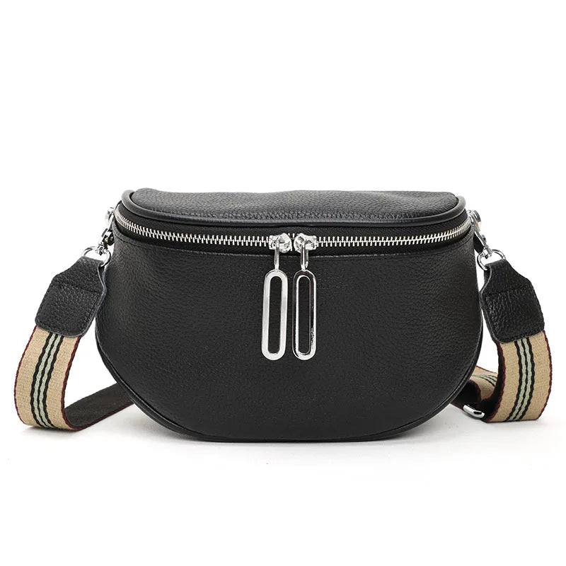 High-Quality Cowhide Leather Women's Tote Bag